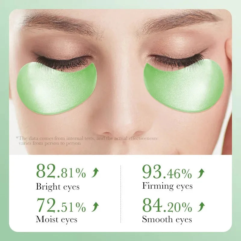Lot de 60 Patchs Yeux Aloe Vera & Collagène – Anti-cernes, Anti-poches et Anti-rides
