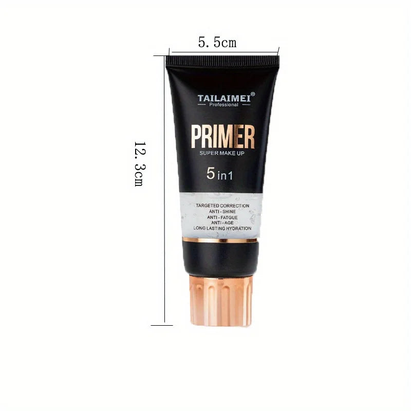 Base Gel Transparent Waterproof – Fond de Teint Mat & Tenue Longue, Avocat & Rose